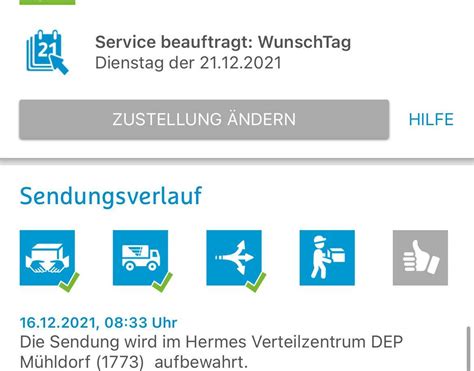 hermes paket absender versender verwechselt